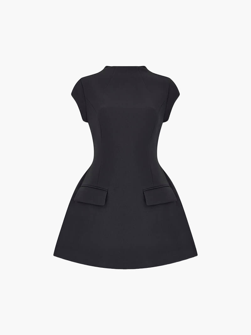 Clément™ | Robe Violette Minimaliste